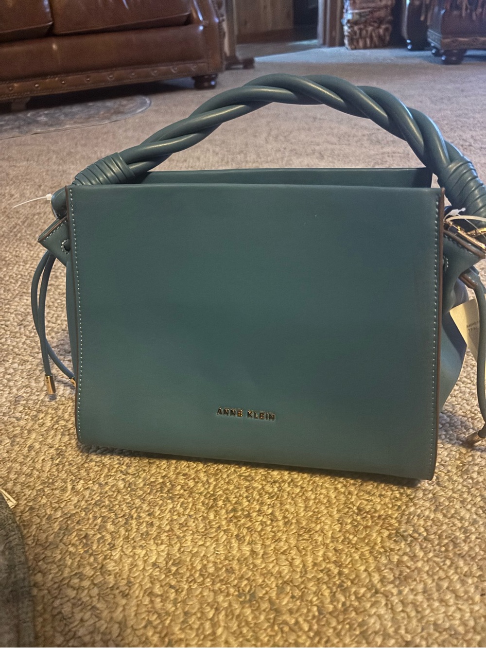 Anne Klein Teal Handbag